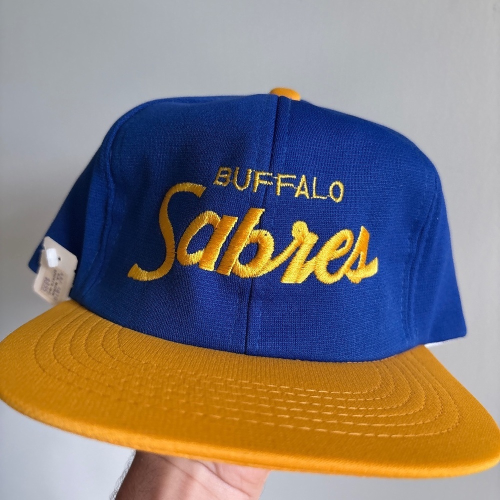 RARE BUFFALO SABRES NHL NWT snapback TED FLETCHER hockey hat